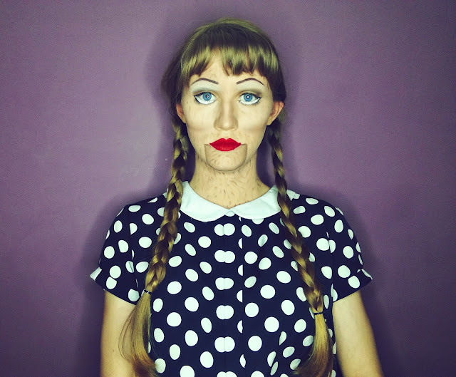 charakteryzacja na lalkę